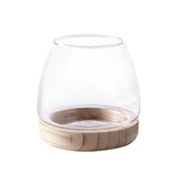 Japanese Style Small Glass Vases Fish Tank for Elegant Home Decor - L - Close-Up Angle