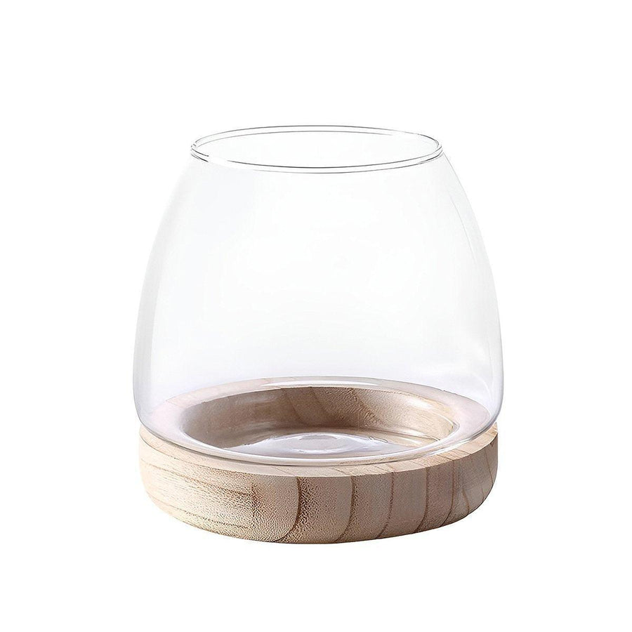 Japanese Style Small Glass Vases Fish Tank for Elegant Home Decor - L