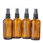 30-100Ml Amber Glass Essential Oil Spray Roller Bottles Mist Sprayer Containers - 100 ML 5PCS