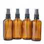 30-100Ml Amber Glass Essential Oil Spray Roller Bottles Mist Sprayer Containers - 100 ML 5PCS