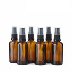 30-100Ml Amber Glass Essential Oil Spray Roller Bottles Mist Sprayer Containers - 30 ML 10PCS