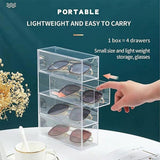 Stackable Acrylic Glasses Sunglasses Display Box Four Layer Drawer Storage