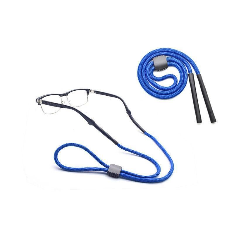 Glasses Lanyard Sports Comfortable Nylon Adjustable Spectacles Neck Strap Cord - Black