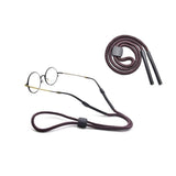 Glasses Lanyard Sports Comfortable Nylon Adjustable Spectacles Neck Strap Cord - Brown