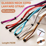 Adjustable Glasses Neck Strap Cord Lanyard for Spectacles and Reading Glasses - Purple