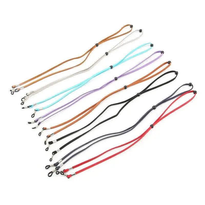 Adjustable Glasses Neck Strap Cord Lanyard for Spectacles and Reading Glasses - Purple