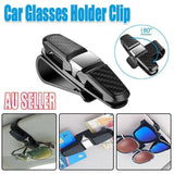 1Pc Car Glasses Holder Clip Case Sunglasses Eyeglasses Ticket Card Clip Holder