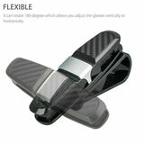 1Pc Car Glasses Holder Clip Case Sunglasses Eyeglasses Ticket Card Clip Holder - Close-Up Angle