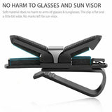 1Pc Car Glasses Holder Clip Case Sunglasses Eyeglasses Ticket Card Clip Holder - Extra Image