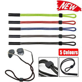 Reading Eyeglass Glasses Chain Cord Lanyard Sunglasses Neck Holder Sports Strap - Red - Front View