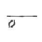 Silicone Glasses Strap and Ear Grip Set Eyeglasses Holder Cord with Hooks 20cm - Black