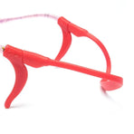 Silicone Glasses Strap and Ear Grip Set Eyeglasses Holder Cord with Hooks 20cm - Orange