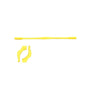 Silicone Glasses Strap and Ear Grip Set Eyeglasses Holder Cord with Hooks 20cm - Yellow