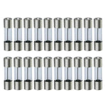 20Pcs M205 Glass Fuse 5Mm X 20Mm Slow Blow 250V / Select From 0.5A To 10A  Amp - 20PCS F4A