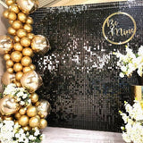 Rectangle Tinsel Curtain Shimmer Wall Backdrop 2M Length Party Decoration Sequin - Light Pink