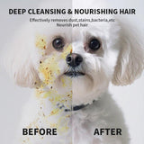 Cat Dog Cleaning Gloves Wipes Fur Disposable Face Washing Grooming - Top-Down View