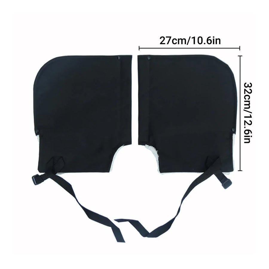 Motorcycle Handlebar Gloves Winter Windproof Riding Hand Covers Outdoor Warmer