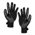 Black Pet Grooming Gloves - 1 Pair (2 Pieces)