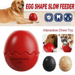 Licking Dog Gnawing Toy Slow Feeder Dinosaur Eggs Interactive Slow Food Dog Toy - Beige