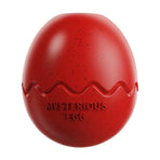 Licking Dog Gnawing Toy Slow Feeder Dinosaur Eggs Interactive Slow Food Dog Toy - Red