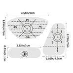 100 Golf Club Face Impact Stickers, 3 Types