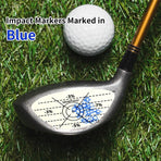 100 Golf Club Face Impact Stickers, 3 Types