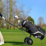 Foldable Aluminum Golf Push Pull Trolley Cart Lightweight Buggy for Easy Transport - Extra Image