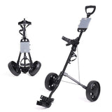 Foldable Aluminum Golf Push Pull Trolley Cart Lightweight Buggy for Easy Transport - Extra Image
