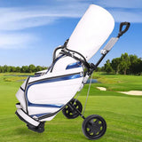 Foldable Aluminum Golf Push Pull Trolley Cart Lightweight Buggy for Easy Transport - Extra Image