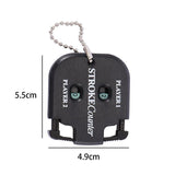 Golf Count Shot Stroke Putt Score Counter Two Digit Scoring Keeper - Black - 45-Degree Angle