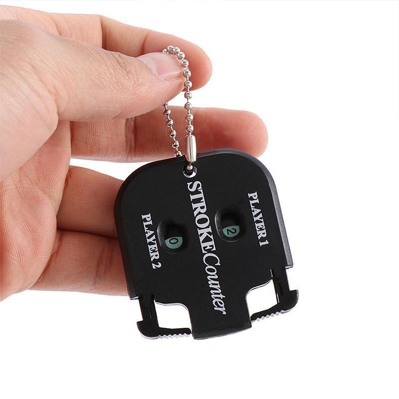 Golf Count Shot Stroke Putt Score Counter Two Digit Scoring Keeper - Black