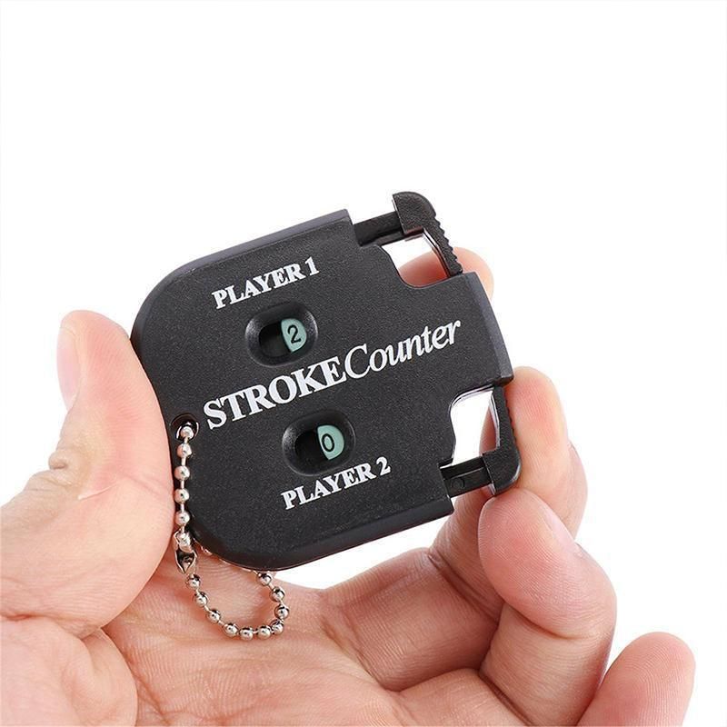 Golf Count Shot Stroke Putt Score Counter Two Digit Scoring Keeper - Black