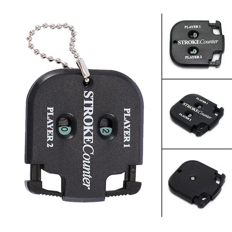 Golf Count Shot Stroke Putt Score Counter Two Digit Scoring Keeper - Black