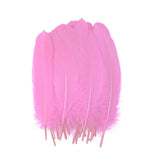 50X Craft Feathers Goose Feather Diy Art Party Decoration Wedding Dream Catcher - Black