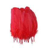 50X Craft Feathers Goose Feather Diy Art Party Decoration Wedding Dream Catcher - Black