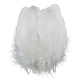 50X Craft Feathers Goose Feather Diy Art Party Decoration Wedding Dream Catcher - Blue - Rear View