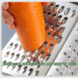 3pcs Stainless Steel Vegetable Slicer Grater Kitchen Multi-Function Grater Tool - Close-Up Angle