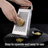 3pcs Stainless Steel Vegetable Slicer Grater Kitchen Multi-Function Grater Tool - Extra Image