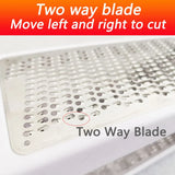 Double Sided Cheese Grater Potato Grinder Kitchen Tool Butter Vegetable Cutter - Close-Up Angle