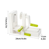 Multi Functional Manual Vegetable Cutter Shredded Kitchen Hand Cranking Grater - Side View