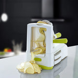 Multi Functional Manual Vegetable Cutter Shredded Kitchen Hand Cranking Grater - Top-Down View