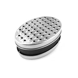 Stainless Steel Kitchen Cheese Grater with Container Storing Fruits Cheese Box - Black - Extra Image