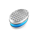 Stainless Steel Kitchen Cheese Grater with Container Storing Fruits Cheese Box - Red - Close-Up Angle