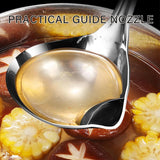 Oil Separator Spoon Kitchen Multifunctional Filter Household Hot Pot Soup Spoon - S - 45-Degree Angle