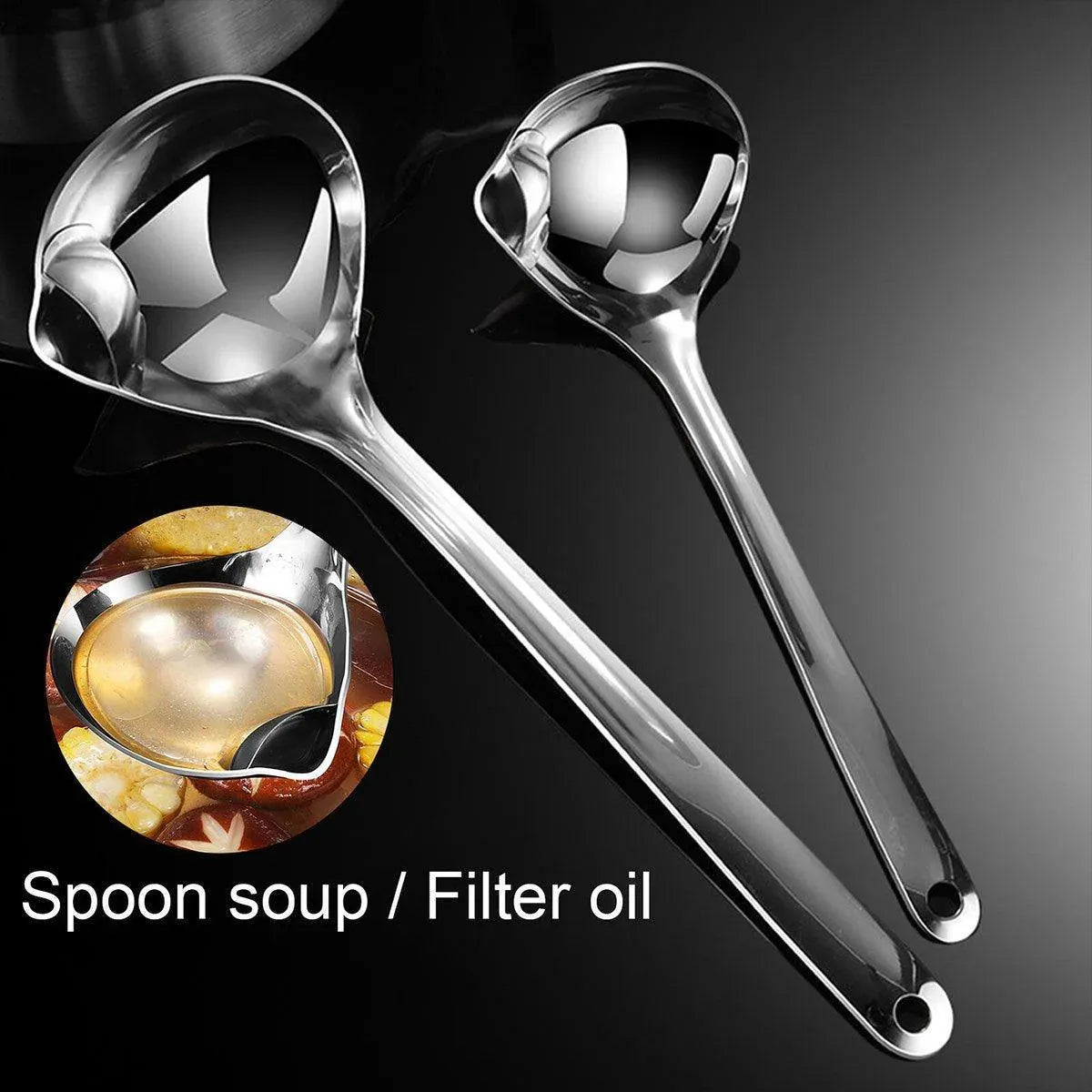 Oil Separator Spoon Kitchen Multifunctional Filter Household Hot Pot Soup Spoon - S