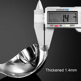 Oil Separator Spoon Kitchen Multifunctional Filter Household Hot Pot Soup Spoon - S - Low Angle