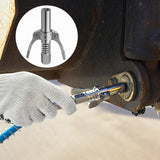 Grease Tool Coupler Heavy Duty Quick Lock Double Handle Leak-Free Grease Nozzle - Top-Down View