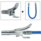 1/8inch NPT Quick-Release Grease Coupler Tool for Workshop or Farm Equipment - Rear View