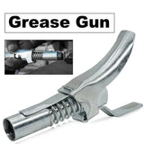 1/8inch NPT Quick-Release Grease Coupler Tool for Workshop or Farm Equipment - Low Angle