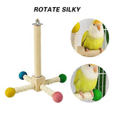 Parrot Toy Rotating Station Stand for Parrots Cockatiel Bird For Small Birds - Extra Image